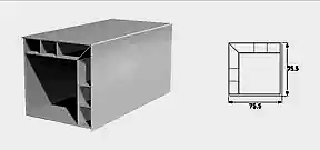 90 Dönüş Kutu Profili