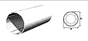 Açılı Dönüş Boru Profili