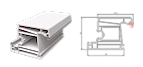 İçe Açılır Kapı Profili