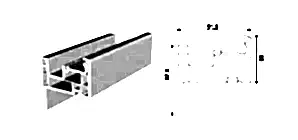 Pervazlı Kayıtlı Kasa Profili (75mm)