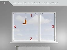 Kasanın duvara sabitlenmesi sırası ile üst, alt ve yanlar olacak şekilde yapılır.